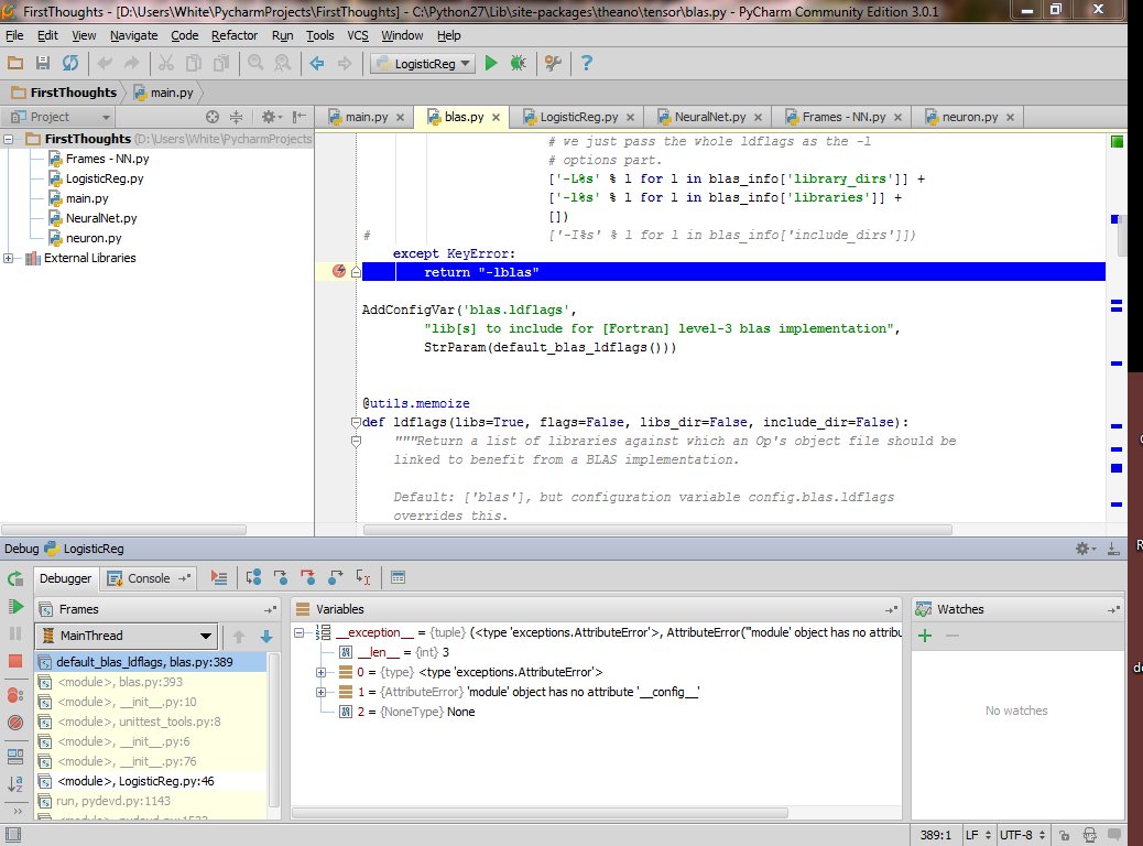 Screenshot with debugger